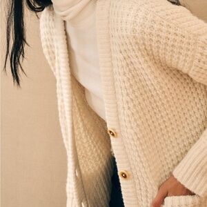 Faherty Frost Relaxed Cardigan Small